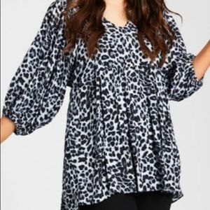 Avenue (Aveology) Animal Print Tunic